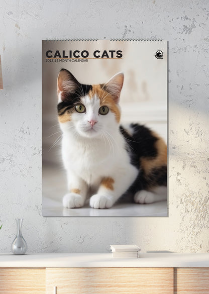Calico Cats Calendar 2026 – A Year of Colorful Charm