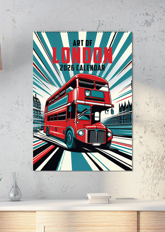 Art of London Calendar 2026 – A Year of Iconic Cityscapes and Creative Expression
