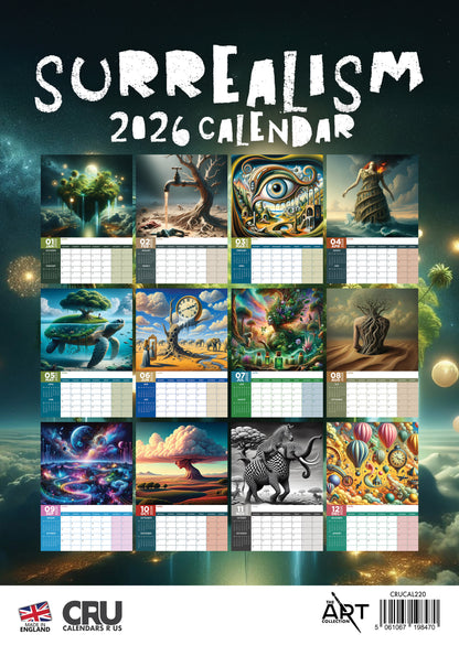Modern Surrealism Calendar 2026 – A Year of Dreamlike Art and Imaginative Worlds