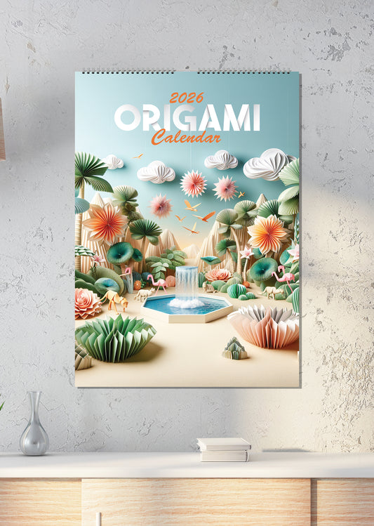 Origami Calendar 2026 – A Year of Intricate Designs and Paper Art