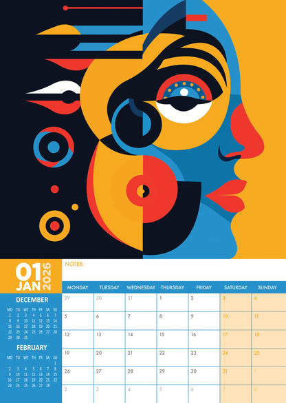 Picasso Calendar 2026 – A Year of Artistic Genius and Innovation