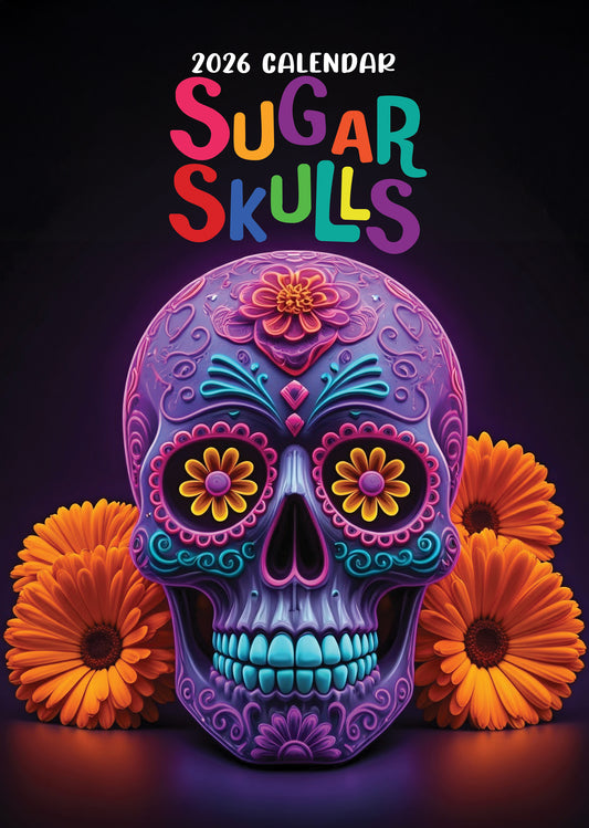 Sugar Skulls Calendar 2026 – A Colorful Celebration of Life, Art, and Tradition