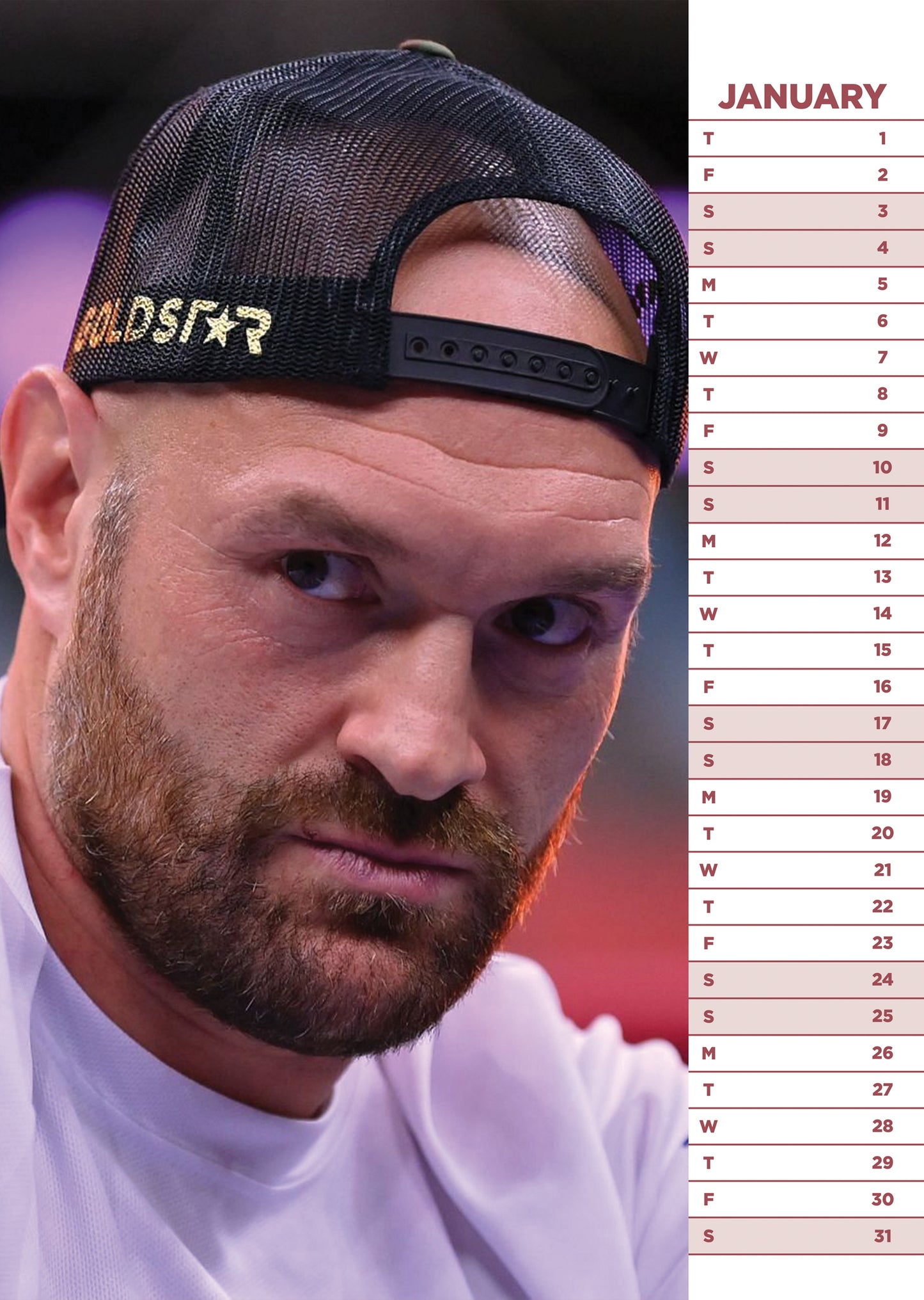 Tyson Fury Calendar 2026 – A Knockout Year with the Heavyweight Legend