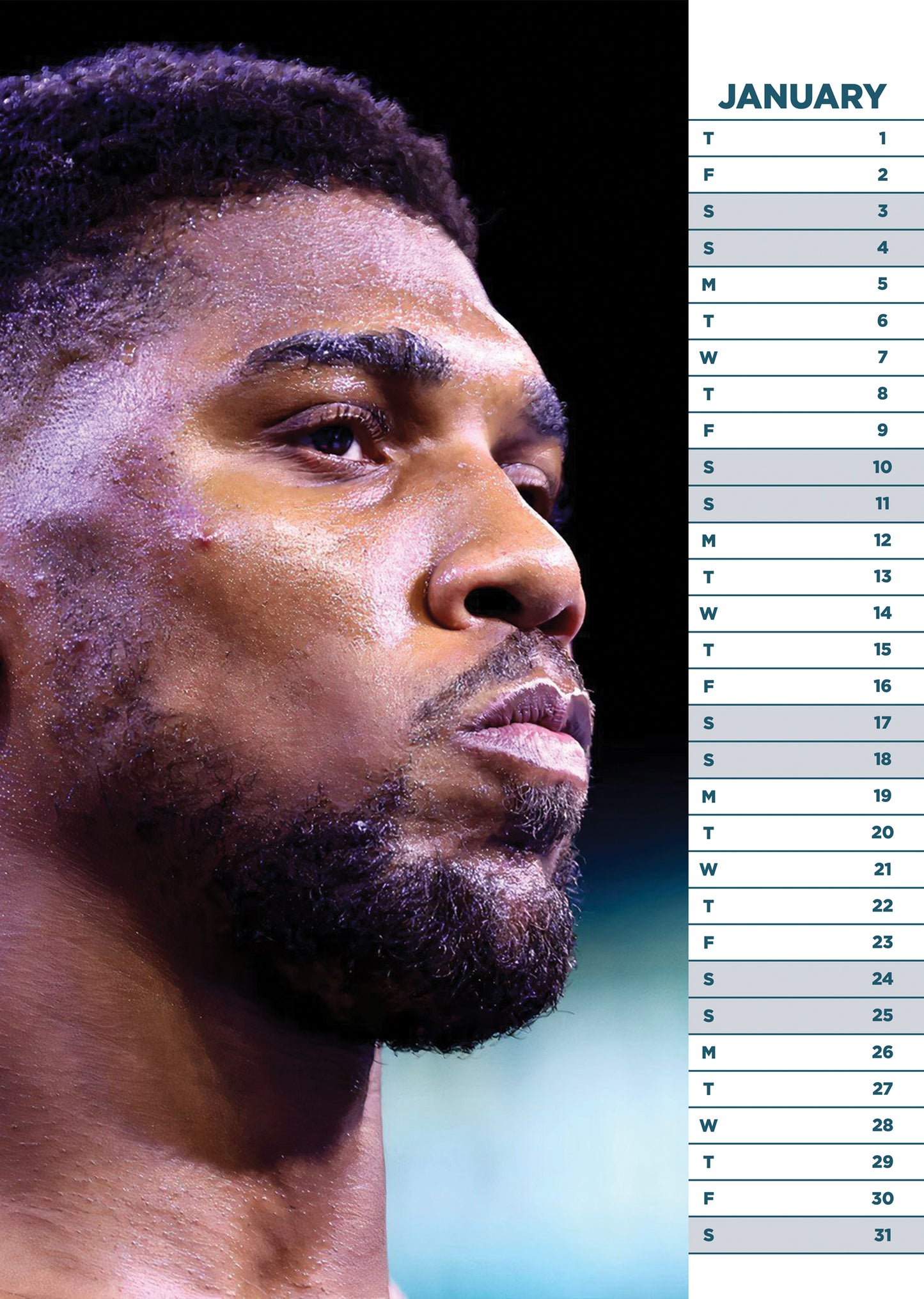 Anthony Joshua Calendar 2026 – A Year with AJ, the Pride of British Boxing