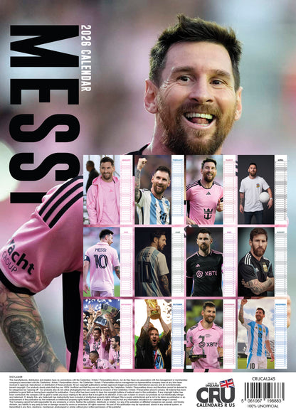 Messi Calendar 2026 – A Year of Magic, Mastery & Greatness