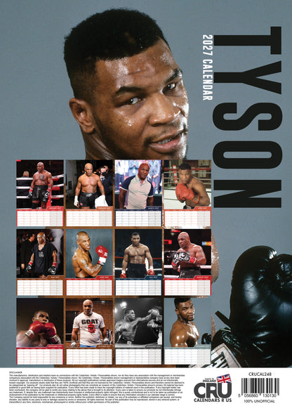 Mike Tyson Calendar 2027 – Step Into the Ring with Iron Mike