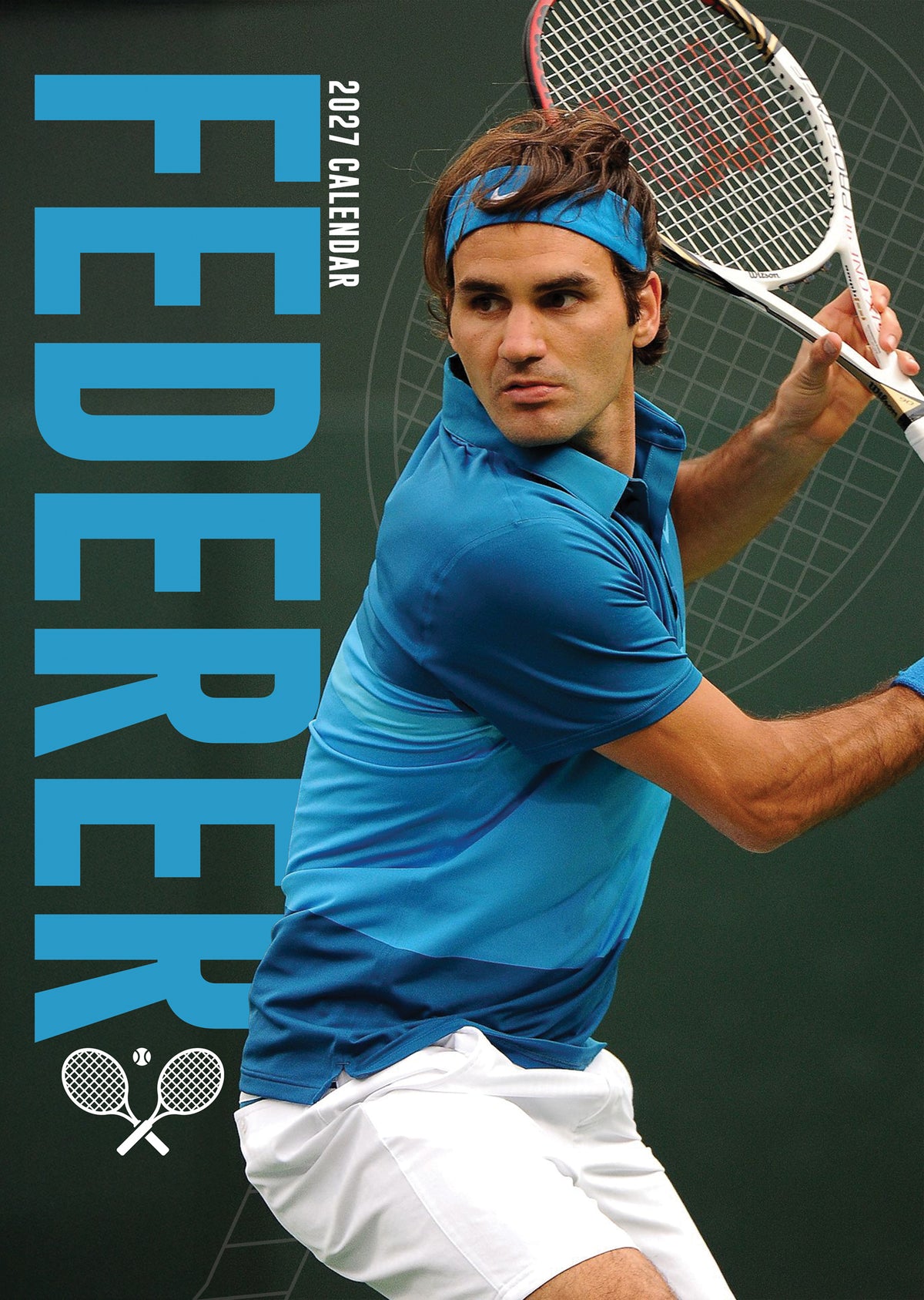 Roger Federer Calendar 2027 – A Year with the Tennis Legend