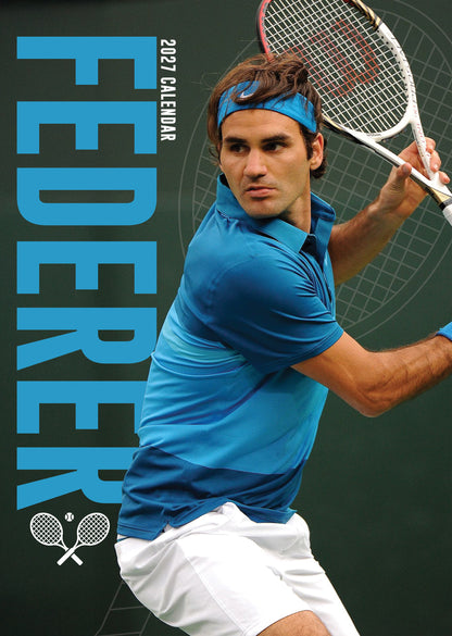 Roger Federer Calendar 2027 – A Year with the Tennis Legend