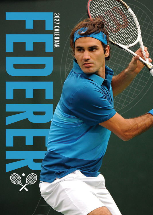 Roger Federer Calendar 2027 – A Year with the Tennis Legend