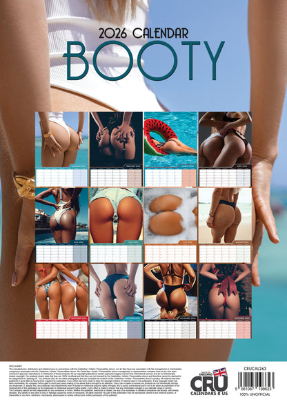 Booty Calendar 2026 – Celebrate Confidence, Strength, and Beauty