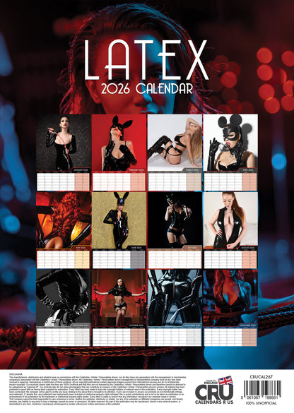 Latex Calendar 2026 – A Bold Celebration of Fashion and Style