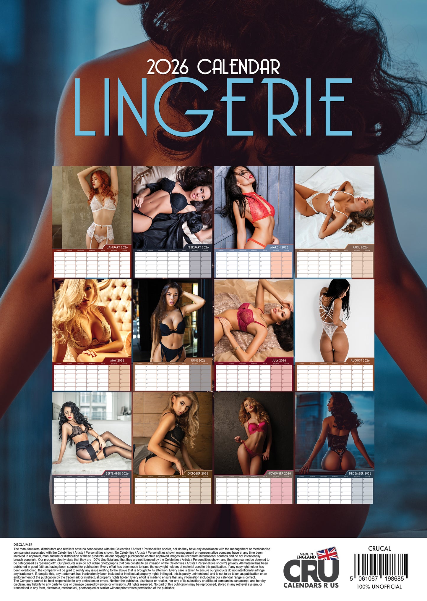 Lingerie Calendar 2026 – Elegant, Sensual, and Stylish