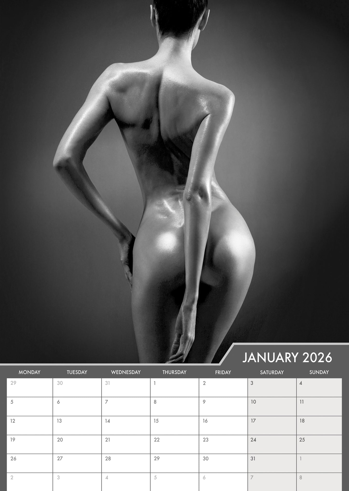 Nude Art Glamour Calendar 2026 – Celebrating the Human Form Through Artistic Expression