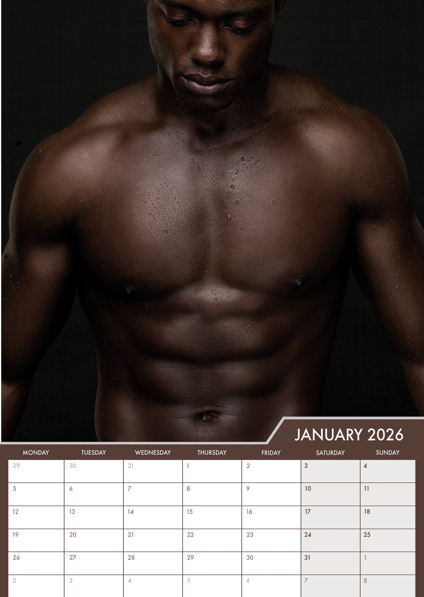Ebony Male Calendar 2026 – A Celebration of Strength, Elegance, and Confidence