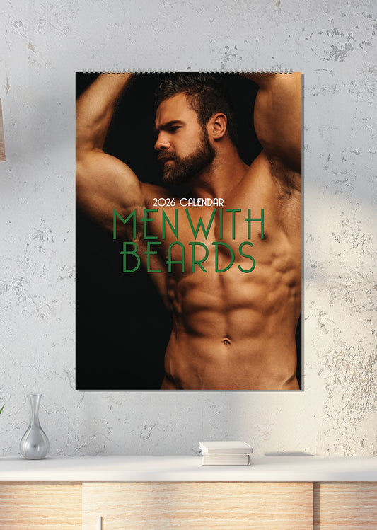 Men With Beards Calendar 2026 – Rugged Style Meets Timeless Charm