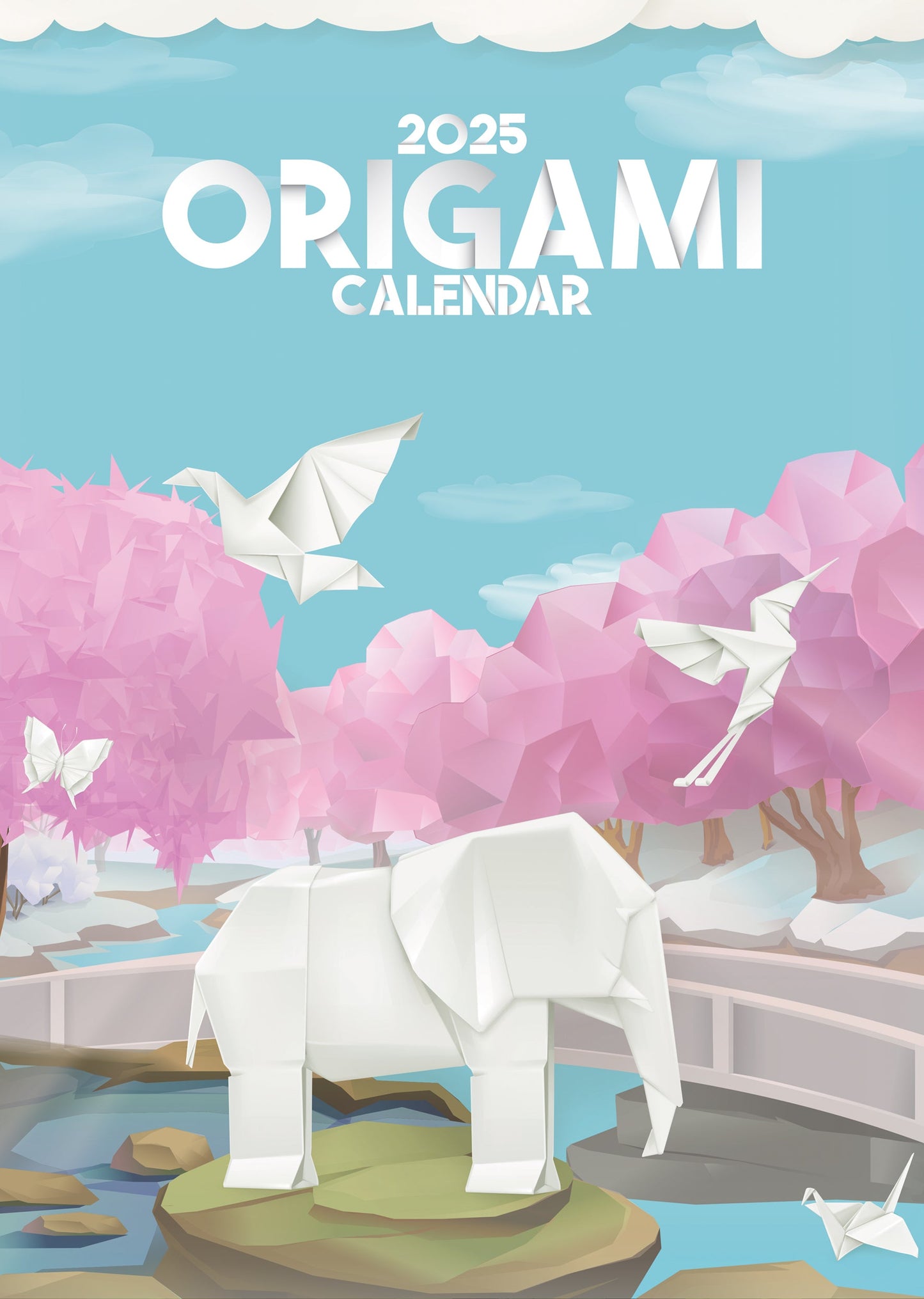 Origami Calendar 2025