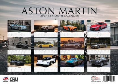 Aston Martin Calendar 2027 – Experience Luxury and Performance