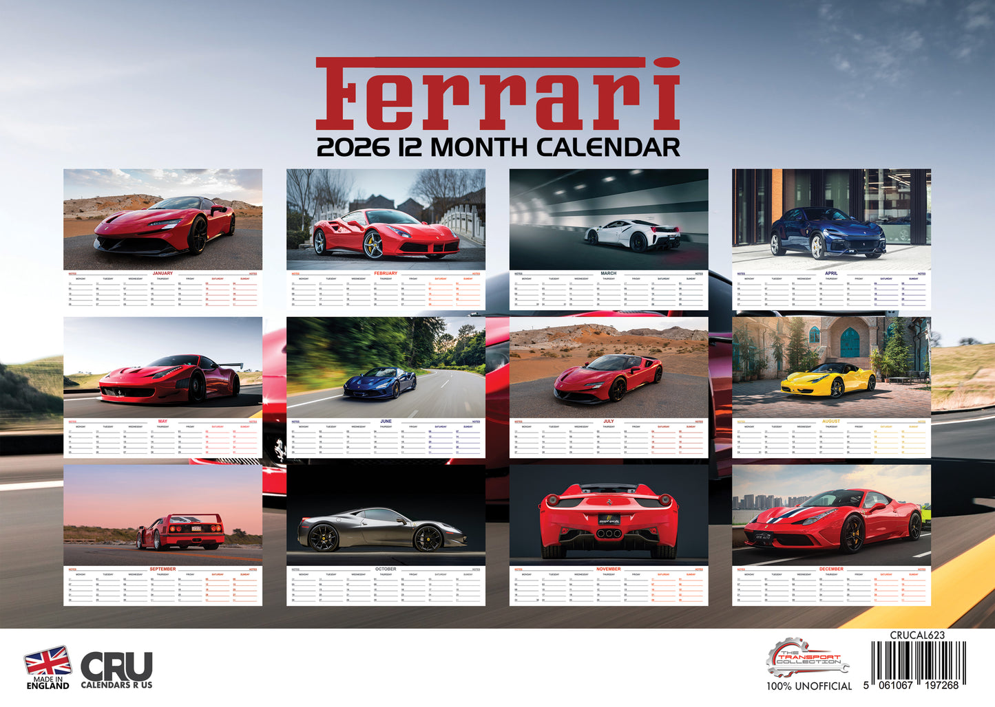 Ferrari Calendar 2026 – A Year of Pure Automotive Excellence