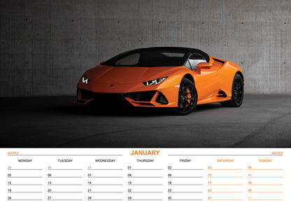 Lamborghini Calendar 2026 – A Supercar Showcase of Power and Precision