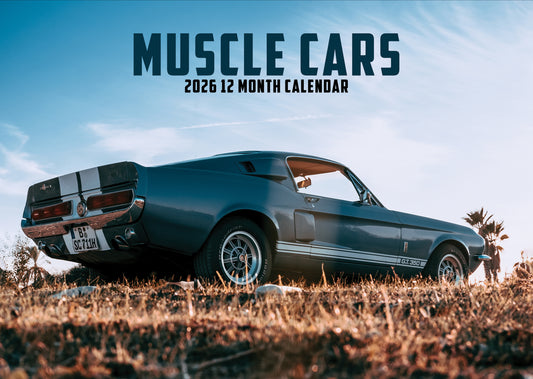 Muscle Cars Calendar 2026 – A Year of Raw Power and Classic Design
