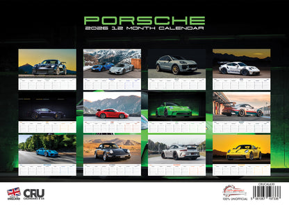 Porsche Calendar 2026 – A Year of Precision, Performance, and Style