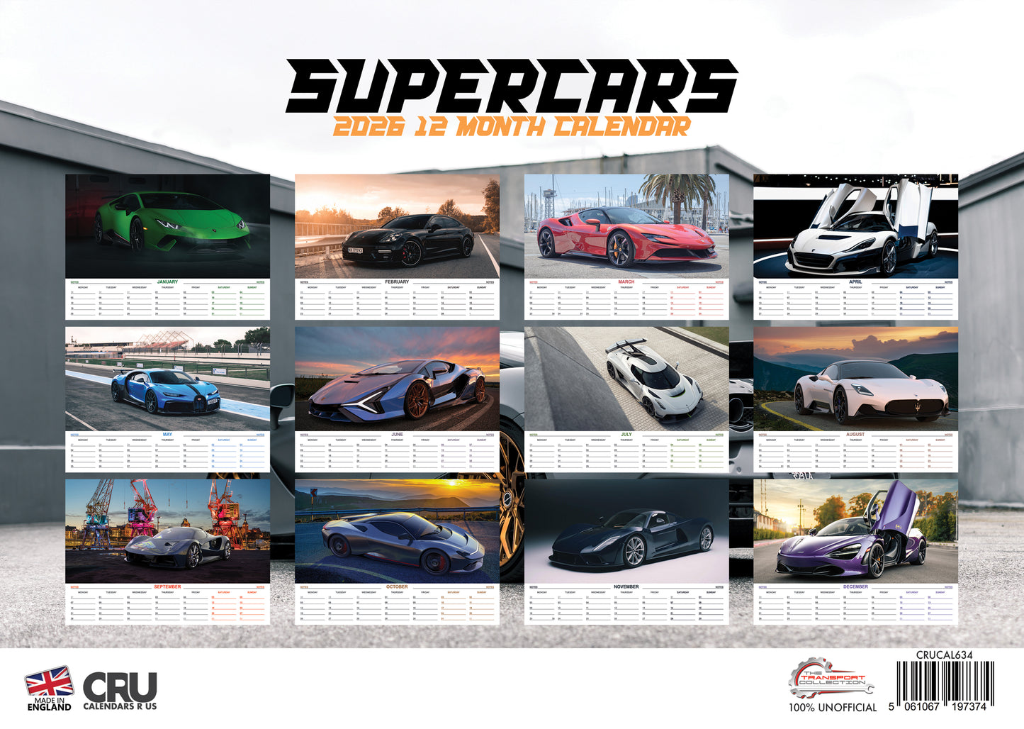 Supercars Calendar 2026 – A Year of Unmatched Luxury and Speed