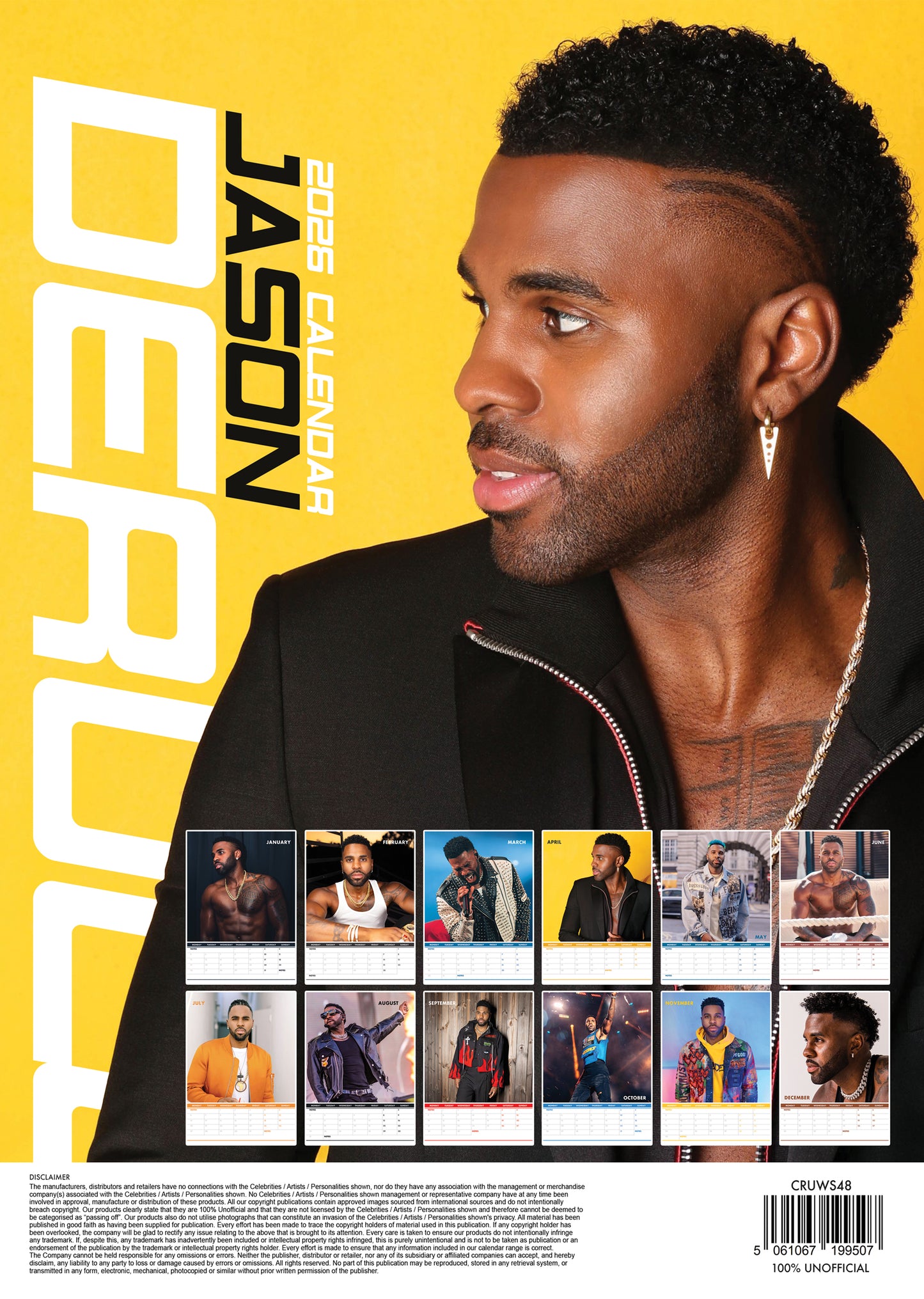 Jason Derulo Calendar 2026 – A Year of Rhythm, Dance, and Hits