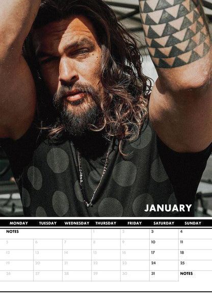 Jason Momoa Calendar 2026 – A Year of Strength, Adventure & Iconic Characters
