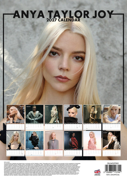 Anya Taylor-Joy Calendar 2027
