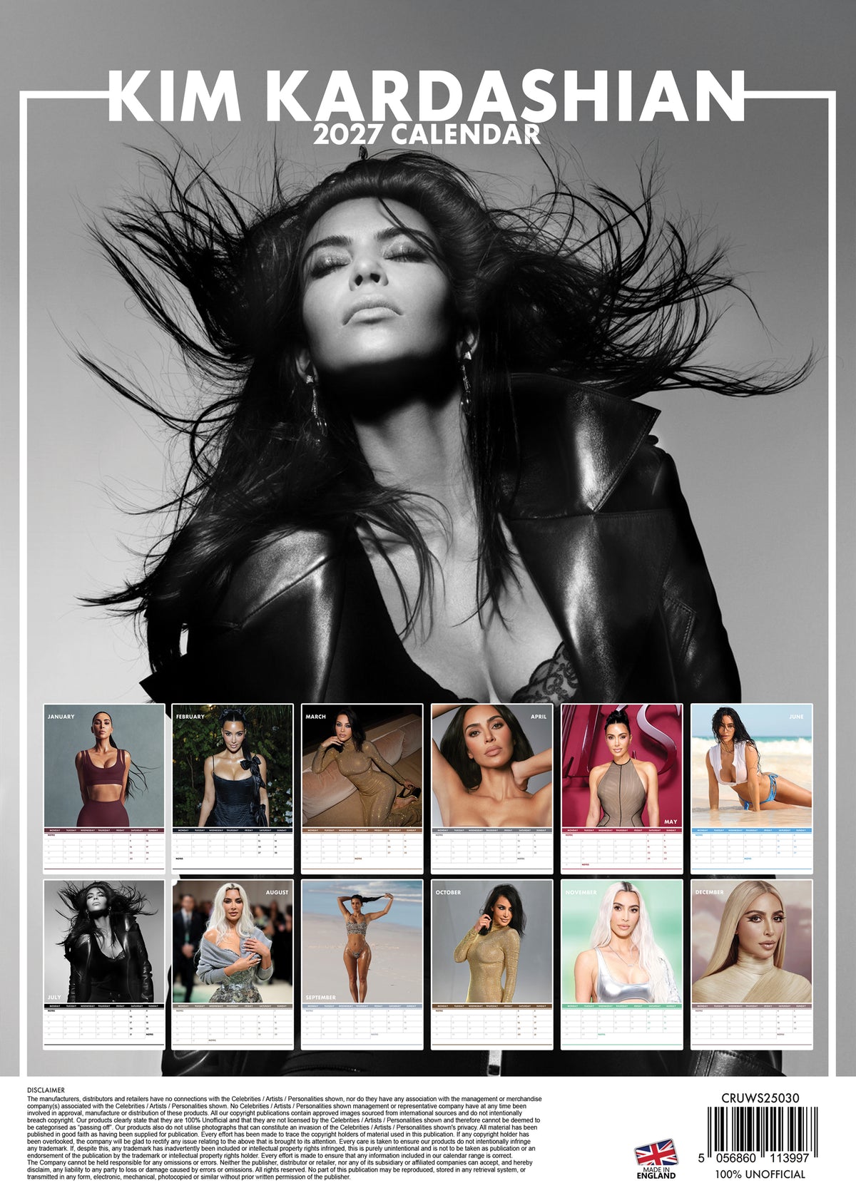 Kim Kardashian Calendar 2027