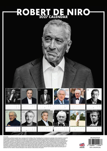 Robert De Niro Calendar 2027
