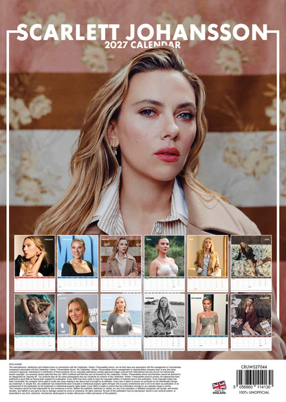 Scarlett Johansson Calendar 2027