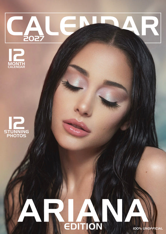 Ariana Grande Calendar 2027 – A Year of Pop Magic and Signature Style