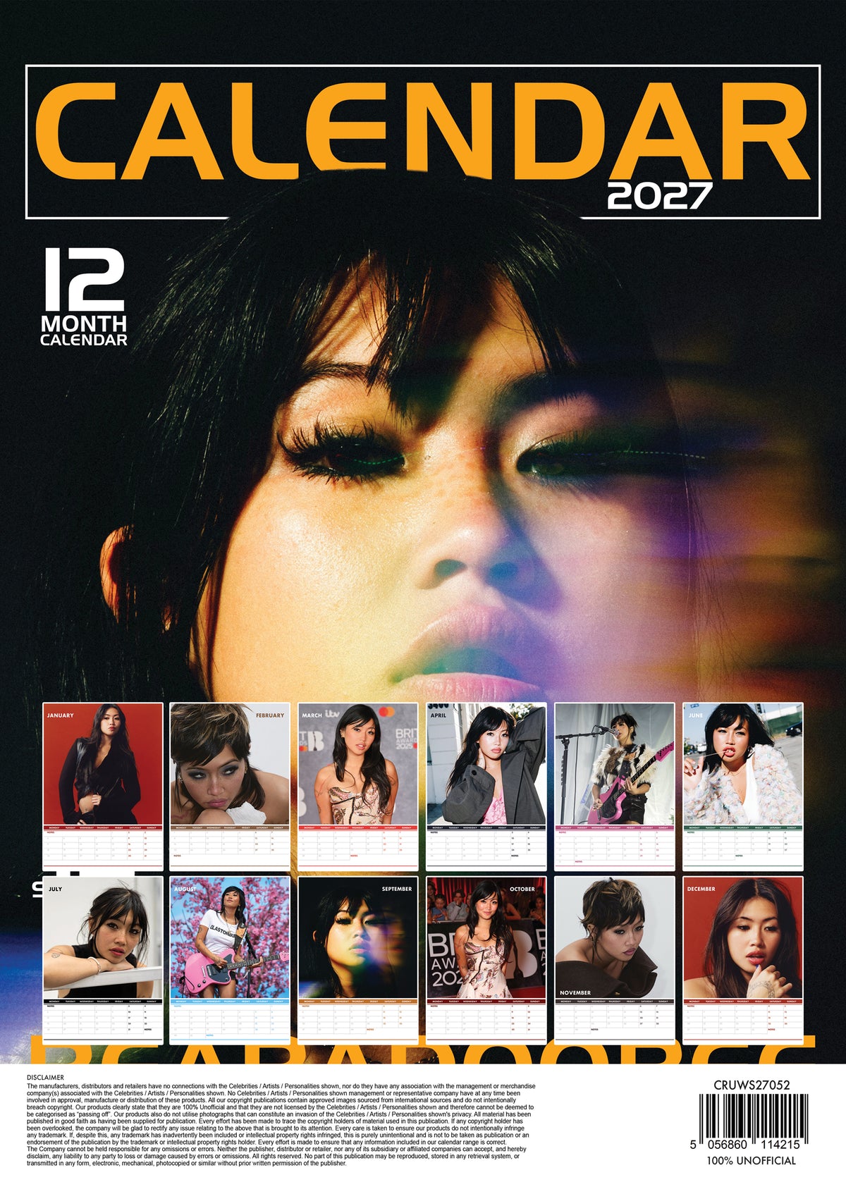Beabadoobee Calendar 2027