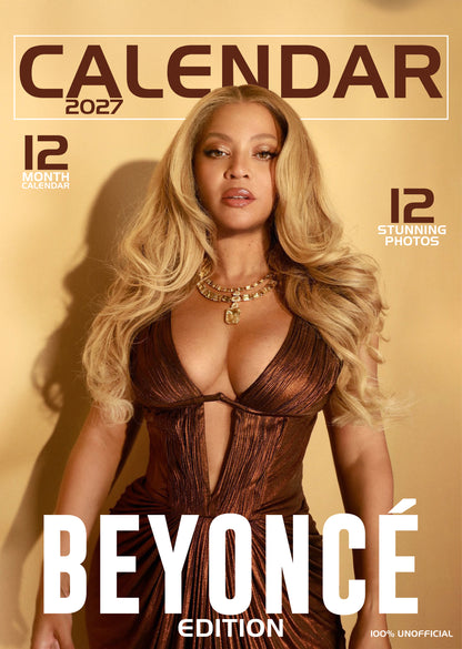 Beyoncé Calendar 2027 – A Year of Power, Elegance, and Unmatched Talent