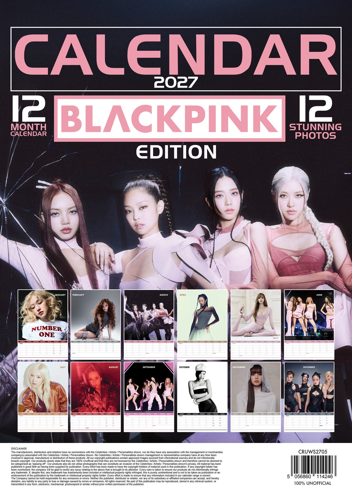 Blackpink Calendar 2027 – A Year of Fierce Fashion and Global Pop Power