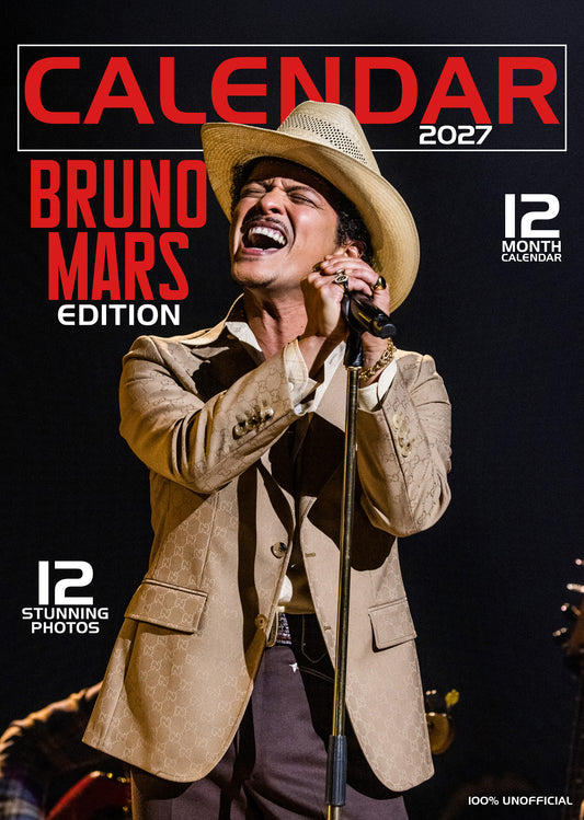 Bruno Mars Calendar 2027