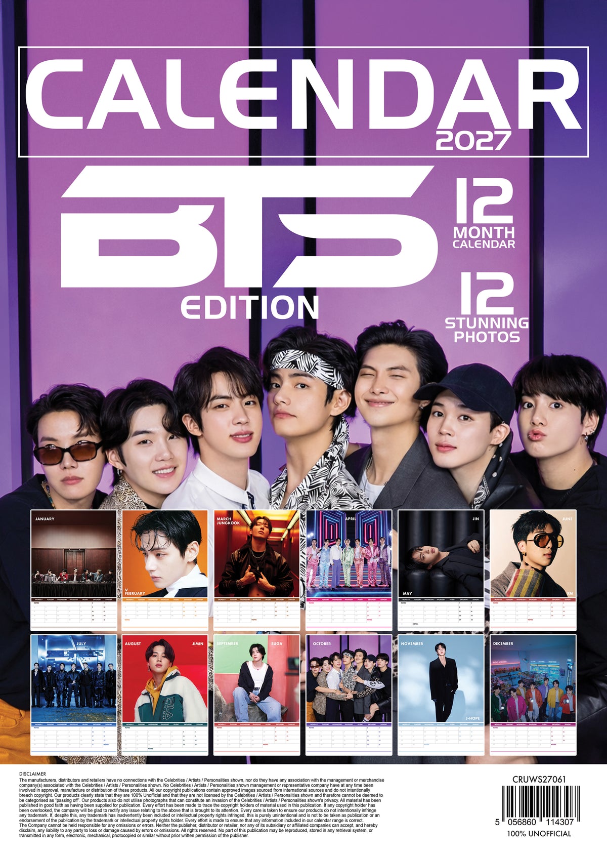 BTS Calendar 2027 – A Year of Global Phenomenon and Iconic Moments