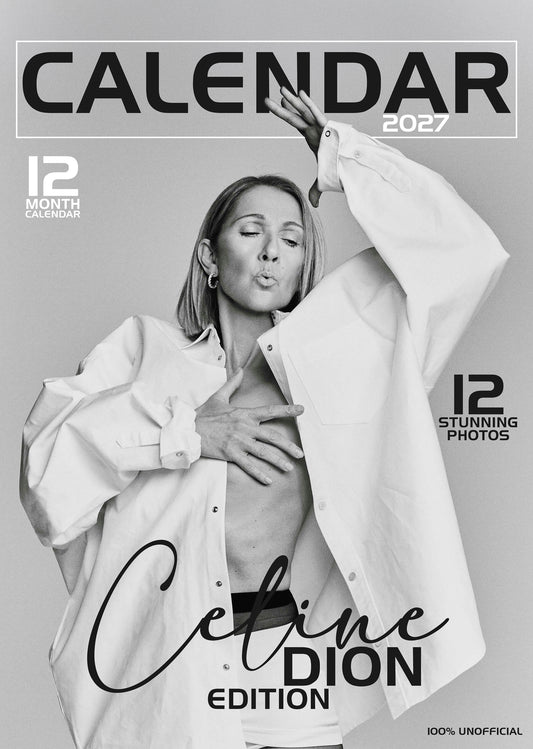 Celine Dion Calendar 2027 – A Year of Elegance, Emotion, and Legendary Music