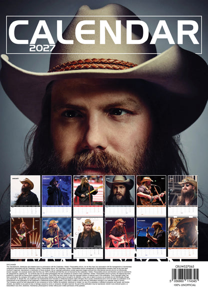 Chris Stapleton Calendar 2027