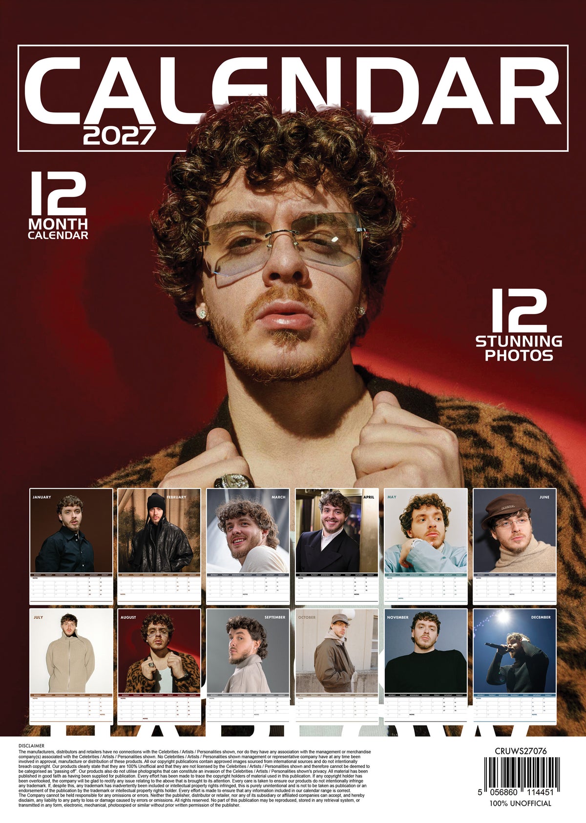 Jack Harlow Calendar 2027