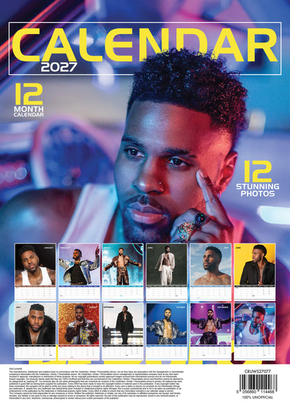 Jason Derulo Calendar 2027 – A Year of Rhythm, Dance, and Hits
