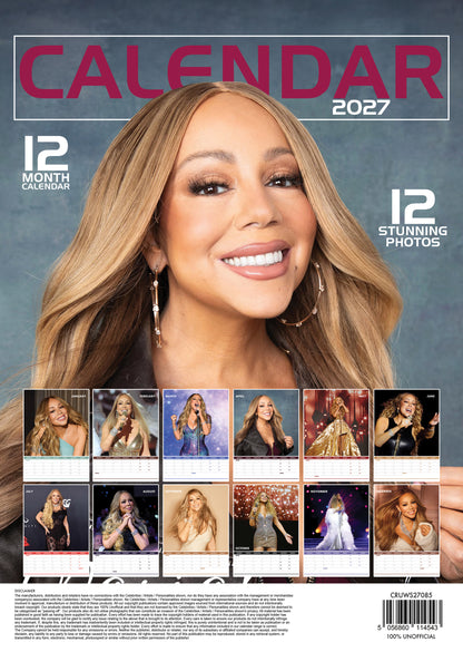 Mariah Carey Calendar 2027