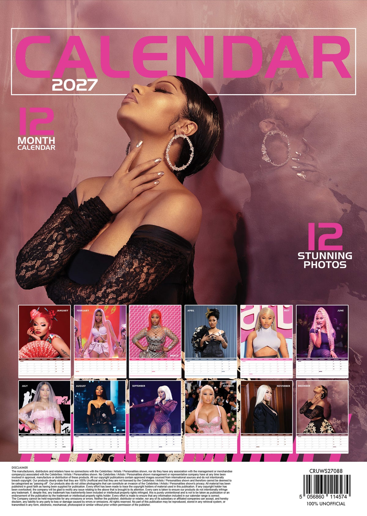 Nicki Minaj Calendar 2027