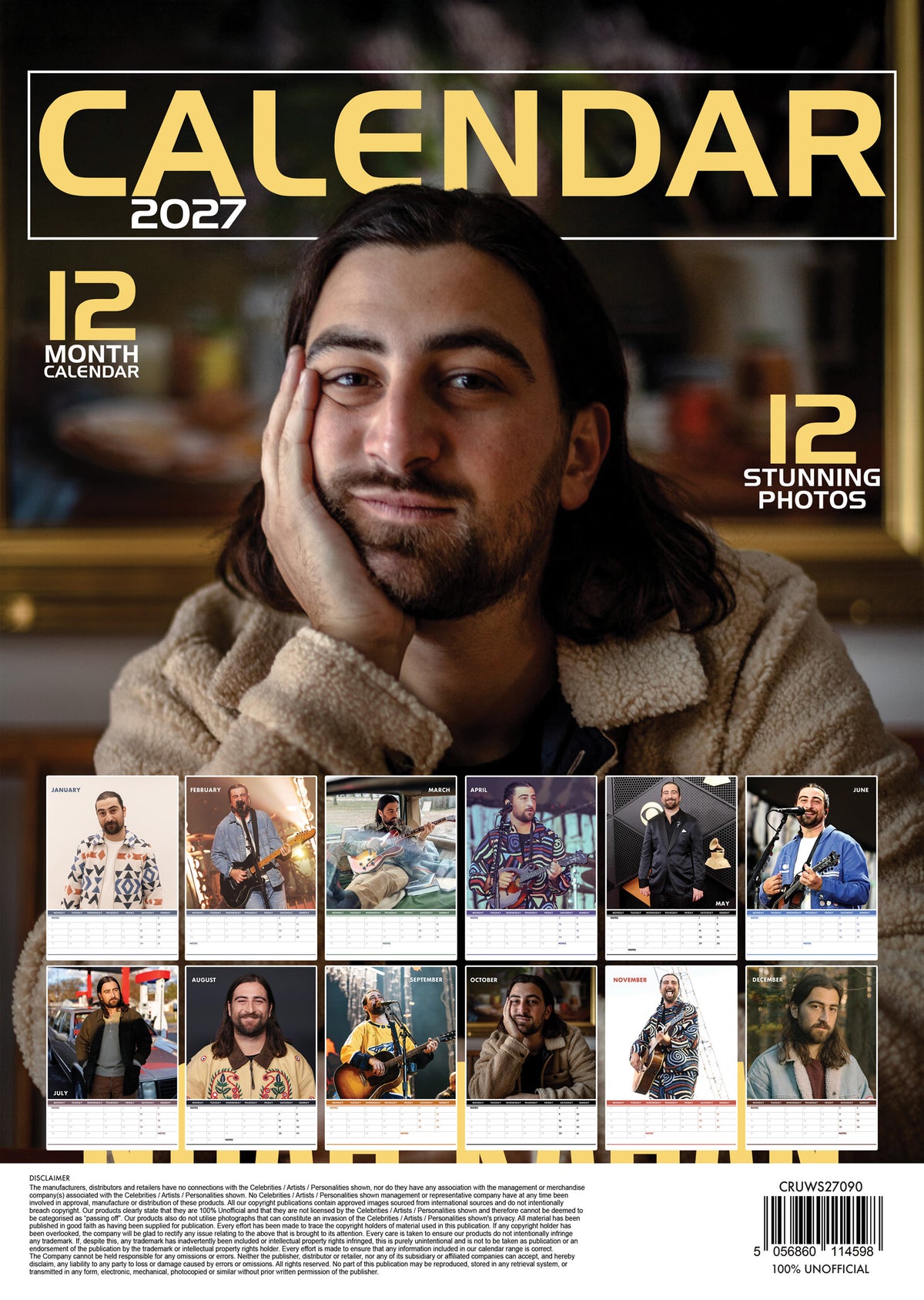 Noah Kahan Calendar 2027