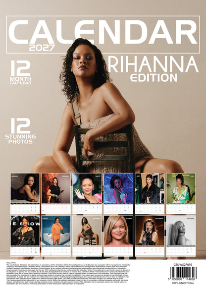 Rihanna Calendar 2027 – A Fierce & Fabulous Year with the Ultimate Icon
