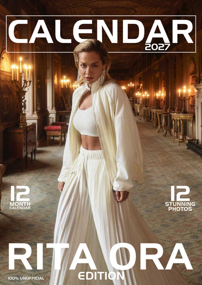Rita Ora Calendar 2027 – A Glamorous Year with a Pop Icon