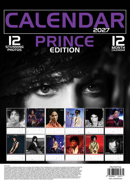 Prince Calendar 2027