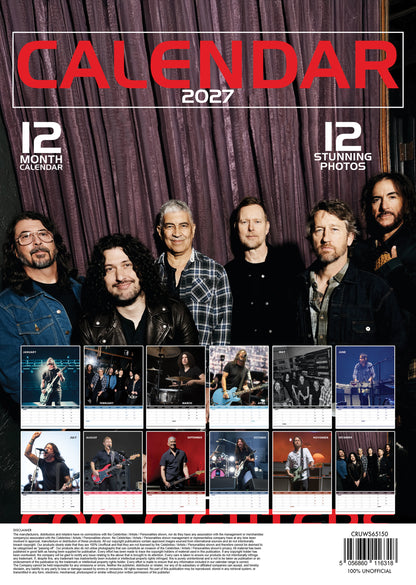 Foo Fighters Calendar 2027