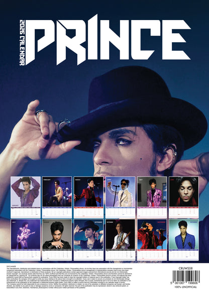 Prince Calendar 2026 – A Year of Purple Reign with the Legendary Icon